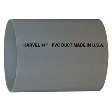 Harvel Hguc0800pg1000 Round Rigid Duct, 8 In Duct Dia, 8 5/8 In W, 10 Ft. L, 8