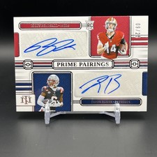2025 Nat’l Treasures Prime Pairings RICKY PEARSALL & JAVON BAKER Auto /25 RC SSP