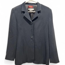 Vintage Garfield Marks California USA Blazer Women Size 6 Black Career Jacket