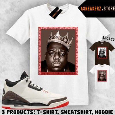Tee Shirt Matching AJ 3 World's Best Dad 2026 Match Sneaker IMO Biggie T-Shirt