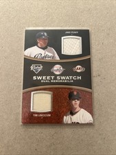 2008 Sweet Spot Sweet Swatch Dual Memorabilia Tim Lincecum, Jake Peavy #DS-PL
