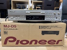 Pioneer MJ-D5 MiniDisc Deck Recorder Player with Original Box Working Condition