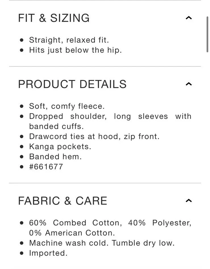 OFF WHITE Felpa con cappuccio donna oversize con cerniera taglia XL o XXL colore: nuova bianca nuova con etichette