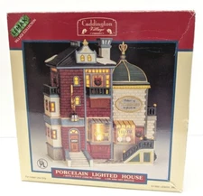 Lemax Caddington Village Palace Of Porcelain Goods Lighted House Christmas 1999