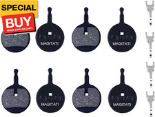 4 Pairs Semi-Metallic Bicycle Bike Disc Brake Pads for Avid Mechanical BB5, Smoo