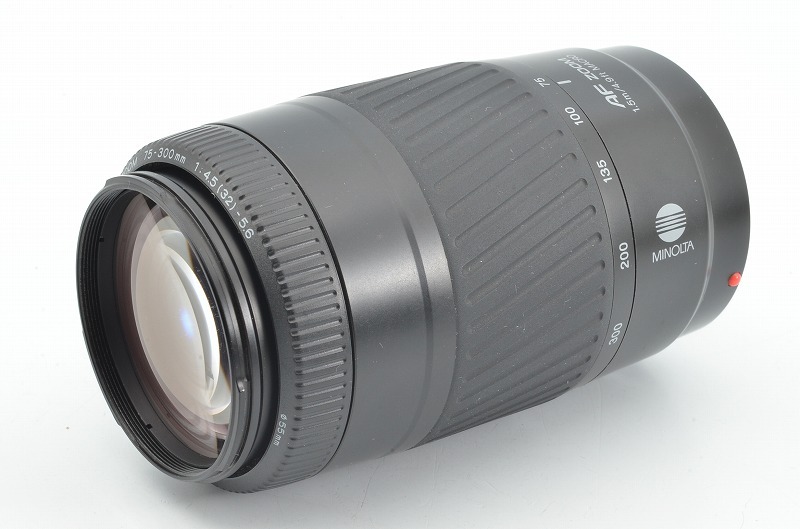 Excellent++ MINOLTA AF ZOOM 75-300mm F/4.5-5.6 With Filter From