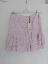 Oasis Pinky Lilac Ruched Skirt Size 12
