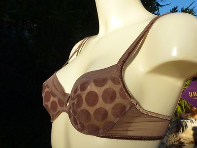 Soutien-Gorge Andres Sarda - Taille 90B (FR) / 75B (EU) / 34B (UK) - Modèle Grèce - Coloris Pierre - Neuf Avec Étiquettes