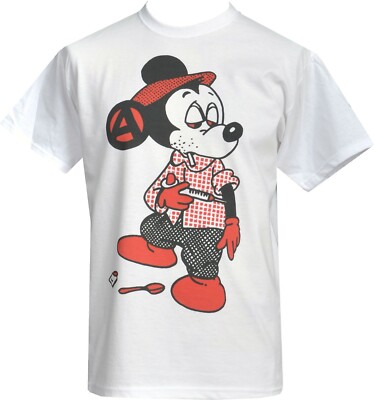 SEDITIONARIES Tシャツ ミッキー Mens Seditionaries T-Shirt Original 1977 Punk Rocker Mickey Mouse