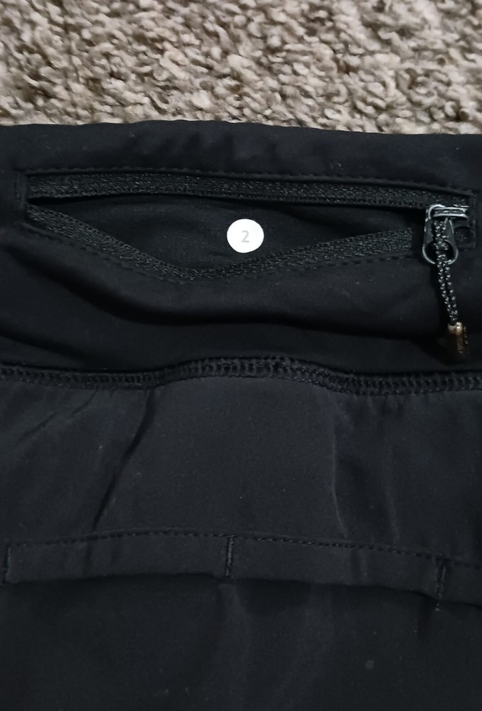 Lulmon Black Tennis Skirt Size 2 for Pickleball & Athletic Wear