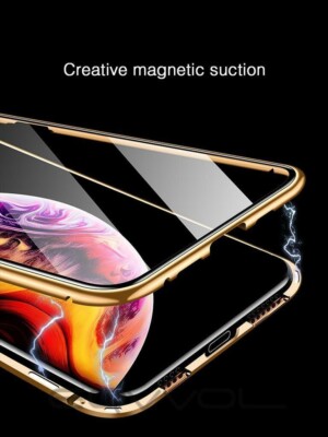 Coque Complète Magnétique 360° Pour Xiaomi Redmi Note 10 Pro - Double Vitre Trempée Et Bumper Métal