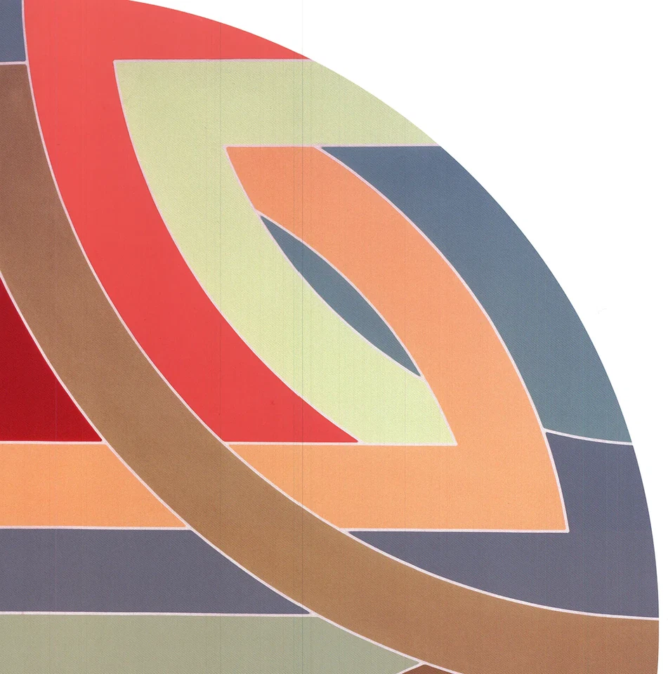 Póster Frank Stella Sinjerli Variación I 27,25" x 24" 2006 Minimalismo Multicolor Foto 4 de 4