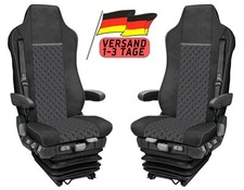 Per Iveco Stralis Hi-Way 430-450-500 Coprisedili Fodera 1+1 Ecopelle Grigio