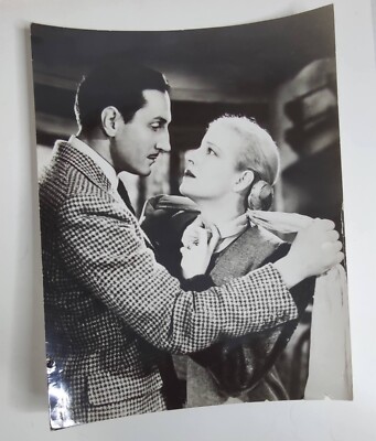 BASIL RATHBONE, ANN HARDING - ORIGINAL PHOTOGRAPH