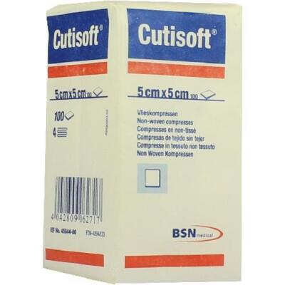 CUTISOFT Vlieskompressen 5x5 cm unsteril 100 St