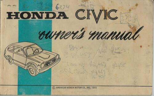専用③ 1976 Honda - Civic - Factory Owner's Manual | eBay