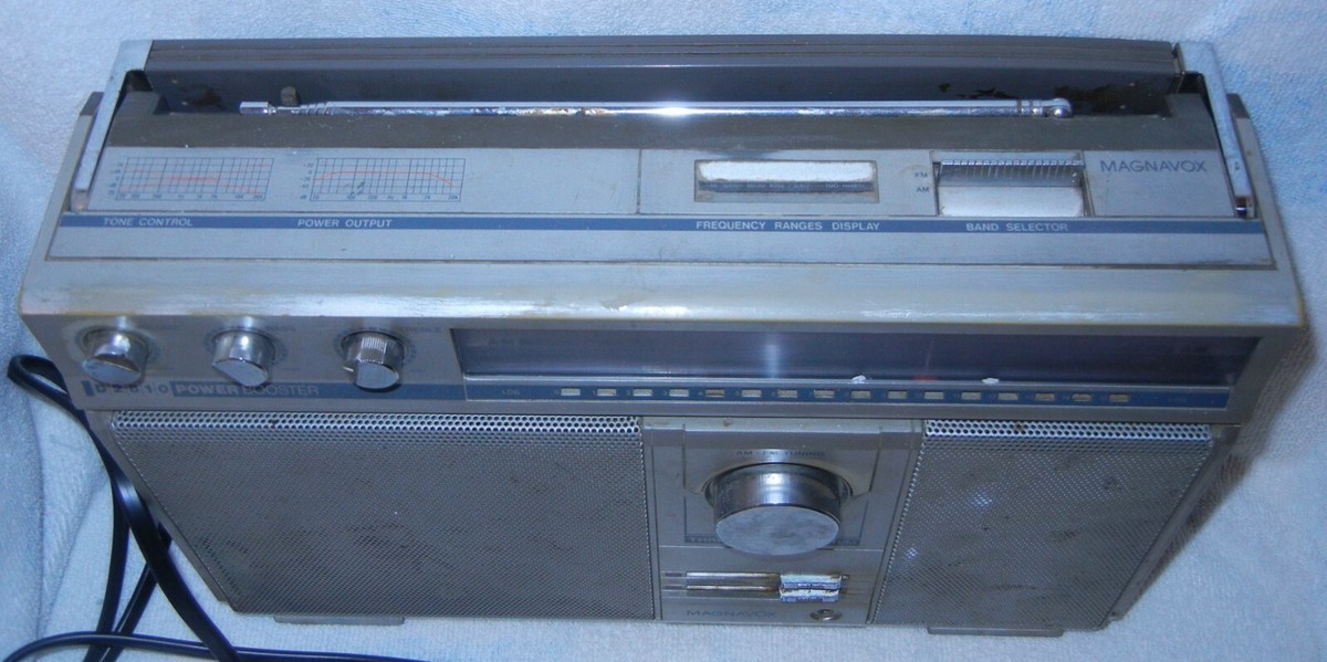 Magnavox Boombox with Power Booster Model D2810 Three Magnavox Boombox with Power Booster Model D2810 Three