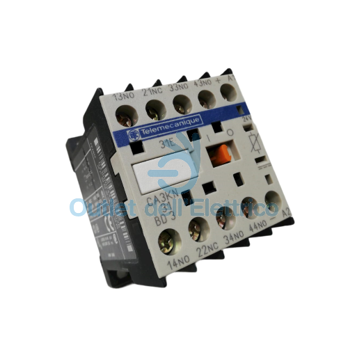SCHNEIDER CA3KN31BD3 CONTATTORE AUSILIARIO 3NC+1NA VITE 24V DC