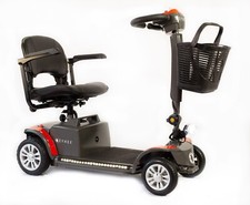 Red Cruiser 4 Wheel Mobility Scooter 300 Capacity 15 Miles on 1 Charge