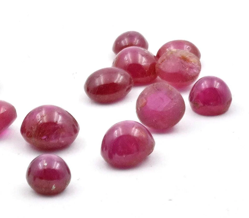 15 genuine oval real Rubies Approx weight 10-15 carats total weight for the 15 - Image 3 of 3