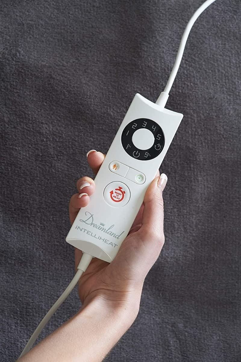 Dreamland Relaxwell Intelliheat+ Luxury Grey Heated Electric Throw eBay