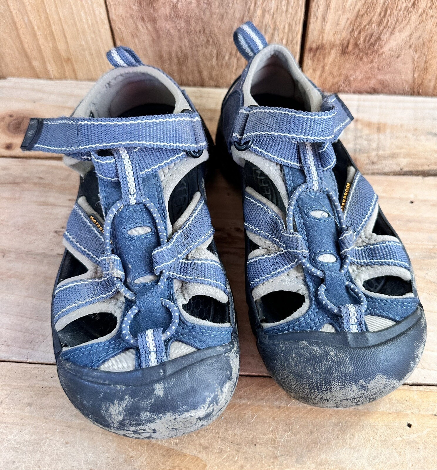 KEEN sandali estivi scarpe blu bambino taglia 13 impermeabili