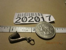 VINTAGE SAXOPHONE MUSIC LOVER INSTRUMENT LOVELY STERLING SILVER PENDANT CHARM