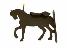 Brown Metal Horse Design Squirrel Feeder FREE SHIPPING 