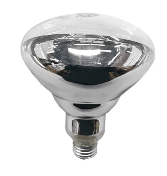 GE 37770 250R40-1 250 Watt R40 Infrared Reflector Heat Lamp Bulb - Pack of 6 - Image 2 of 3