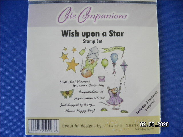 Cute Companions Stamp Sets by Crafter's Companion. 'Wish upon a Star' (D108)