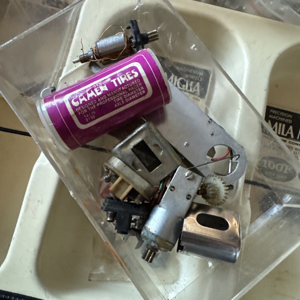 Vintage Official Slot Car Racing Case And Parts eBay