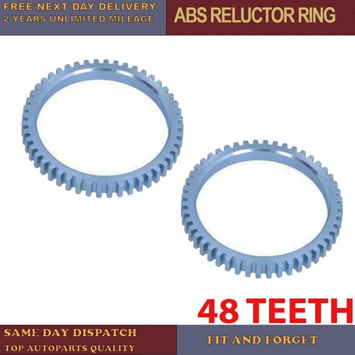 2X for KIA PICANTO Rio II 1.0i 1.1i 1.1CRDi ABS RELUCTOR RING FRONT