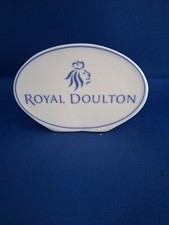 Royal Doulton China Shop Cabinet Sign Dealer Display Trade Stand Silent Salesman