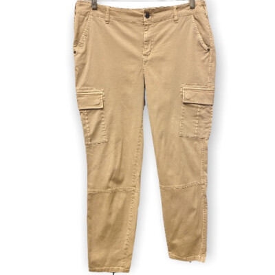 Orvis 14 Cargo Pants, Women's, Tan, Outdoor, Hiking, Fishing, Zip
