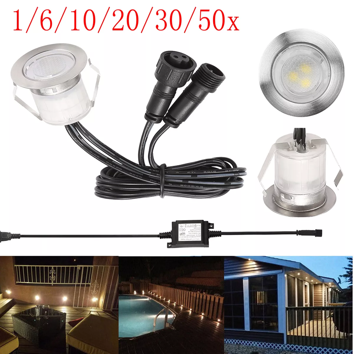 12v led clearance pathway lights