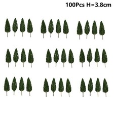 Model Pine Trees Model Tree 100Pcs 3.8CM Diorama Toy For Diorama Wargame