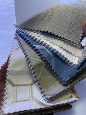 FABRIC SAMPLE BOOK MultiColor PERSUEDE SUEDE Solids 43 pcs LOT Quilt Craft