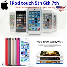 NEW Apple iPod Touch 7th 6th Generation 64 128GB 256GB Sealed Retail Box Lot