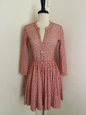 Maje Mini Flare Long-Sleeve Skirt Dress Size 1