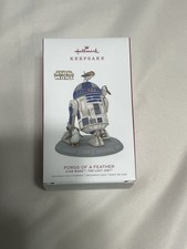 Hallmark Keepsake Ornament 2018 Porgs Of A Feather R2-D2 Star Wars The Last Jedi