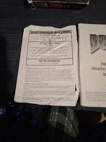 Doom Atari Jaguar COMPLETE CIB WITH OVERLAY EXCELLENT AUTHENTIC USA RELEASE VGC!