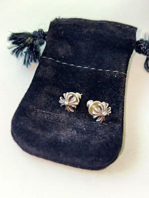 Chrome Hearts #2 Plus Stud Earrings [MODIFIED / READ DESCRIPTION]