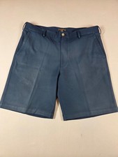 Peter Millar Crown Sport Shorts Mens 36 Blue Performance Stretch Golf Chino