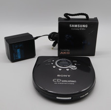 Sony CD Walkman D-EJ715 G-Protection CD Player W/ New Samsung Headphones