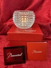NIB FLAWLESS Glass BACCARAT France Crystal EYE Photophore VOTIVE CANDLE HOLDER