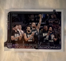 Topps 2025-26 NBA Kings Checklist #295 Sabonis LaVine Light The Beam