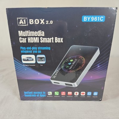 4-in-1 Wireless CarPlay Adapter & Android Stream New Sealed AI Box FAST SHIPPING