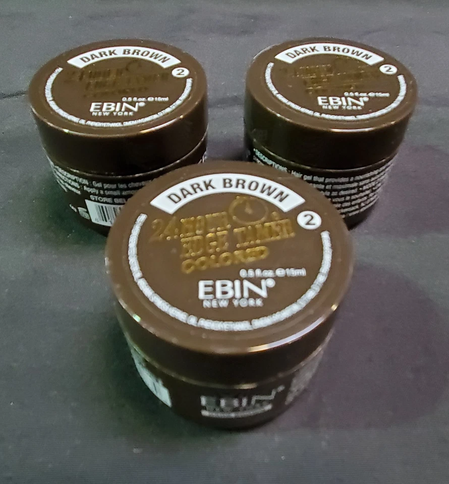 EBIN Нью-Йорк 24 часа цветной края укротитель темно-коричневый.5 унций (упаковка из 3) - Изображение 3 из 3