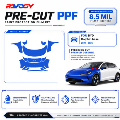 Precut PPF Clear Bra Kit For BYD Dolphin base 2021-2026 Paint Protection Film