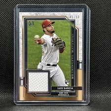 2021 Topps Museum Collection Luis Garcia Meaningful Material Relics 42/50